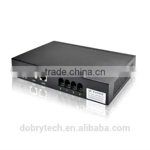 Quality Warranty 4 FXS Ports Voip Gateway Supports SIP,MGCP , FAX thumbnail-1