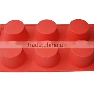 Silicone Hearts Baking Cake Chocolate Soap Ice Mold Mould Pan 6-Cav thumbnail-2