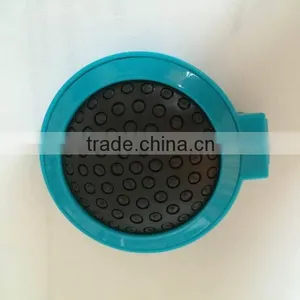 Custon Color Cleaning Mini Folding Hair Brush With Mirror thumbnail-3