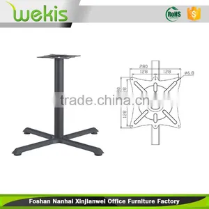 Heated Four Feet Powder Coated Iron Table Base for Office Furniture New Design 2016 thumbnail-1