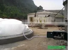 PUXIN 900 Cubic Metre Soft Dome Biogas Plant for Swine Manure Treatment thumbnail-3