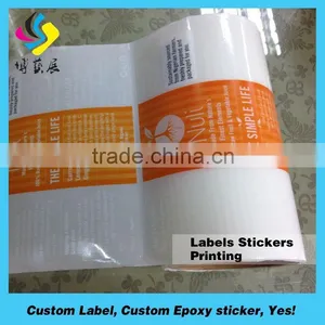 Printing Custom Adhesive Waterproof Logo Roll Freezer Food Labels. thumbnail-2