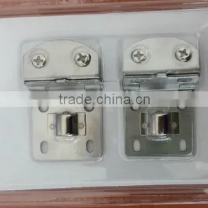 HJ-063 Hot Sale 8cm Semicircle Single Quality Glass Cabinet Hinge /Stainless Steel Singleglass Cabinet Hinge/Quality Glass Hinge thumbnail-2