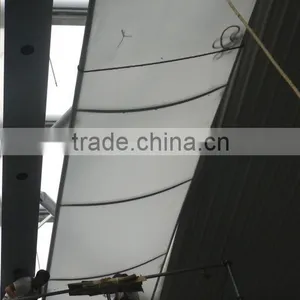 Tension Membrane Structure Ceiling Design , Silicon Fabric Tensiled Architecture thumbnail-4