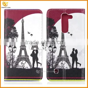 Wholesale High Quality Flip Leather Cover Case for LG Q10 thumbnail-5
