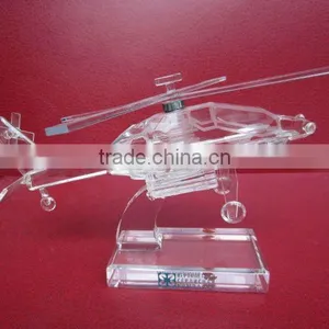 Arrival Crystal Propeller-driven Aircraft/airline/fighter Aeroplane for Crystal Transport Models With Engraved (R-1047 thumbnail-1