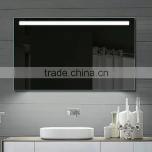 Engineering Project High End LED Lighted Bathroom Mirror With Backlight,Luxury Hotel Mirror With Demister Pad thumbnail-1