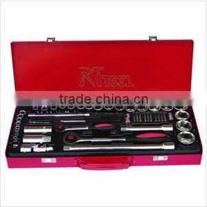 54pcs Professional Socket Set Mechanical Tools Set in Metal Box thumbnail-1