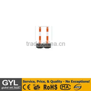 Orange Recycled Traffic Delineator Plastic Sign Post thumbnail-1