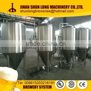 Shunlong Beer Equipment With Brewhouse With Mash/lauter Tun, Boiling/whirlpool Tank Hot Water Tank thumbnail-1
