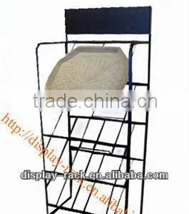Metal Wholesale Table Mat Carpet Display Rack HSX-DR0352 thumbnail-2