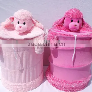 Folded and Collapsible Toy Storage Hamper thumbnail-1