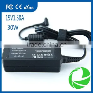 30W Mini Power Adapter For ASUS 19V 1.58A Eeepc X101ch 1015PX Laptop Charger ac dc Power Adapter thumbnail-1