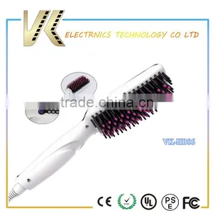 Electric Hair Straightener Comb Professional Magic Flat Irons Straightening Brush thumbnail-6