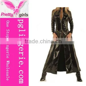 Cheap Party Cosplay Costume Long Sleeve Jumpsuit Sexy Leather Jumpsuits For Women thumbnail-1