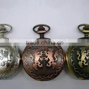 Kids Animal Pattern Thin Pocket Watch thumbnail-4