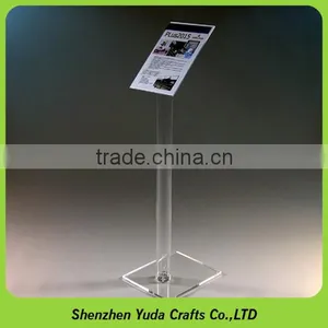 Acrylic Modern Pulpit Speaking Room Lectern School Lectern Plexiglass Podium for Church thumbnail-1