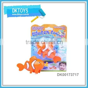Bright Color Swimming Whale Plastic Wind Up Baby Toy thumbnail-1