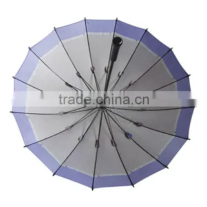 30"x16k 16 Ribs Big Golf Umbrella With Pouch thumbnail-3