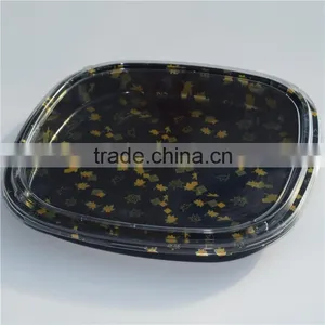 SM1-3110A Large Square Momiji Plastic Disposable Food Sushi Tray thumbnail-5