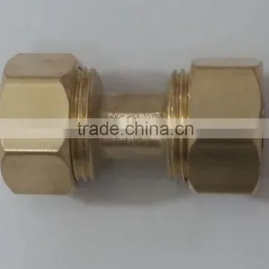 Metal One-touch Pneumatic Fitting, Straight Air Tube Fitting, Male and Female Connector thumbnail-1