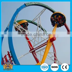 Amusement Ferris Ring Car Rides / Thrill Rides / Amusement Park Equipment thumbnail-1