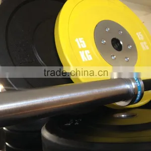 Top Quality Competition Bumper Plates/yellow Olympic Bumper Plates 15KG thumbnail-2