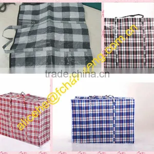 PP Woven Fabric Material Plaid Tarpaulin Bags/shopper Bag Material thumbnail-1