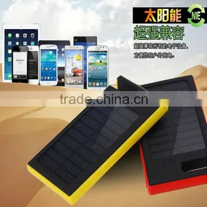 2016 Hot Selling High Capacity Portable Solar Power Bank/Smart Phone 8000mah Solar Power Bank thumbnail-2