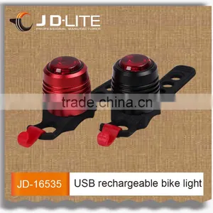1 SMD Usb Rechargeable Bike Light Bicycle Tail Light With Usb Cable thumbnail-1