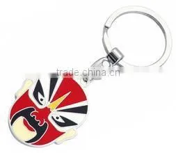 Metal Keychain With Opera Mask Art thumbnail-1