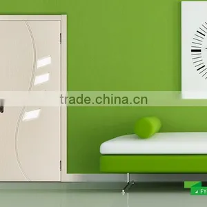 Mdf Interior Modern Carved Simple Design Wood Door,glass Door thumbnail-1