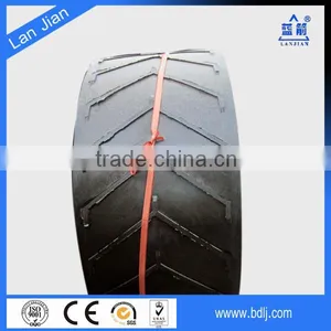 High Strength EP Fabric Patterned Conveyor Belt From China Gold Price thumbnail-1