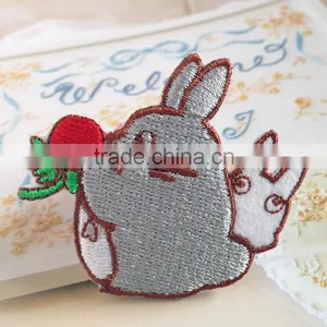 Newest Customized Animal Embroidery Patches,personailzed Cartoon Totoro Embroidery Patches thumbnail-1