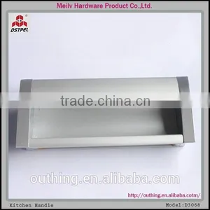 New Design Aluminum+Zinc Alloy Furninture Cabinet Hidden Handle V thumbnail-1