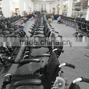 Top Quality Economical Folding High Back Electric Wheelchair for Disable thumbnail-6