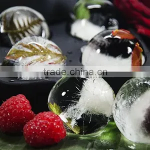 I Love Ice - Ice Ball Maker Mold - 6 Whiskey Ice Balls - Premium Round Spheres Tray thumbnail-3
