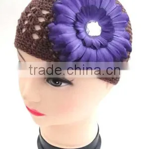 Multi Colors Kufi Hat,crochet Stylish Girls Hats thumbnail-1