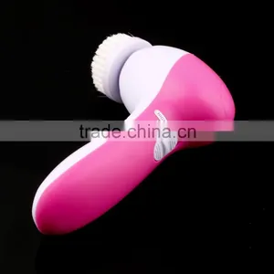 2016 New Product 5 in 1 Multifunction Electric Face Facial Cleansing Brush Spa Skin Care Massager Beauty Care Brush thumbnail-3