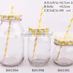 Glass Jar With Lid thumbnail-1