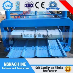 Trapezoidal and Corrugated Roofing Tiles Forming Machine Rolling Press for Roof Sheet thumbnail-4