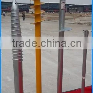 Hot Dip Galvanized Carbon Steel Ground Pile for Fence or Gates thumbnail-2