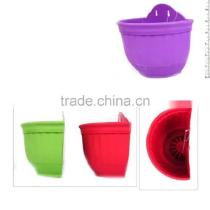 Plasitc Balcony Hanging Wall Flowerpot Hanging Basket Hanging Planter thumbnail-1