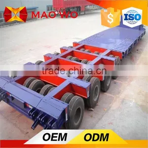 Heavy Duty 4 Lines 8 Axles 200 Ton Trailer Truck For Sale thumbnail-1