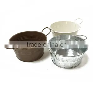 Cheap Handmade Decal Metal Pail thumbnail-1