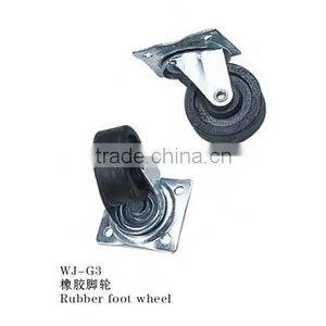 High Quality Rubber Foot Wheel Luggage Wheel for Sale thumbnail-1