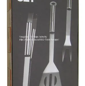 Portable 2 in 1 Spatula Tong Turner Long Handle BBQ Tools Set thumbnail-2