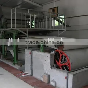 1092mm Single Cylinder and Single WIre Tissue Paper Machine, ISO9001 thumbnail-2