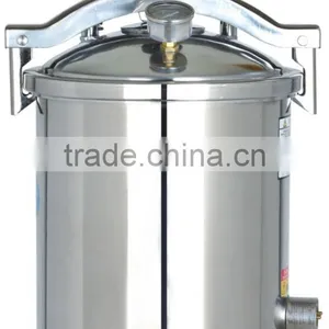 Quick-open Door Stainless Steel Dual Heating System Portable Dental Autoclave thumbnail-1