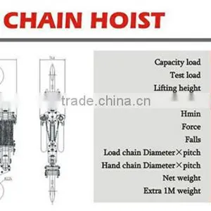 100T Chain Hoist Chain Block With Easy Operation thumbnail-2